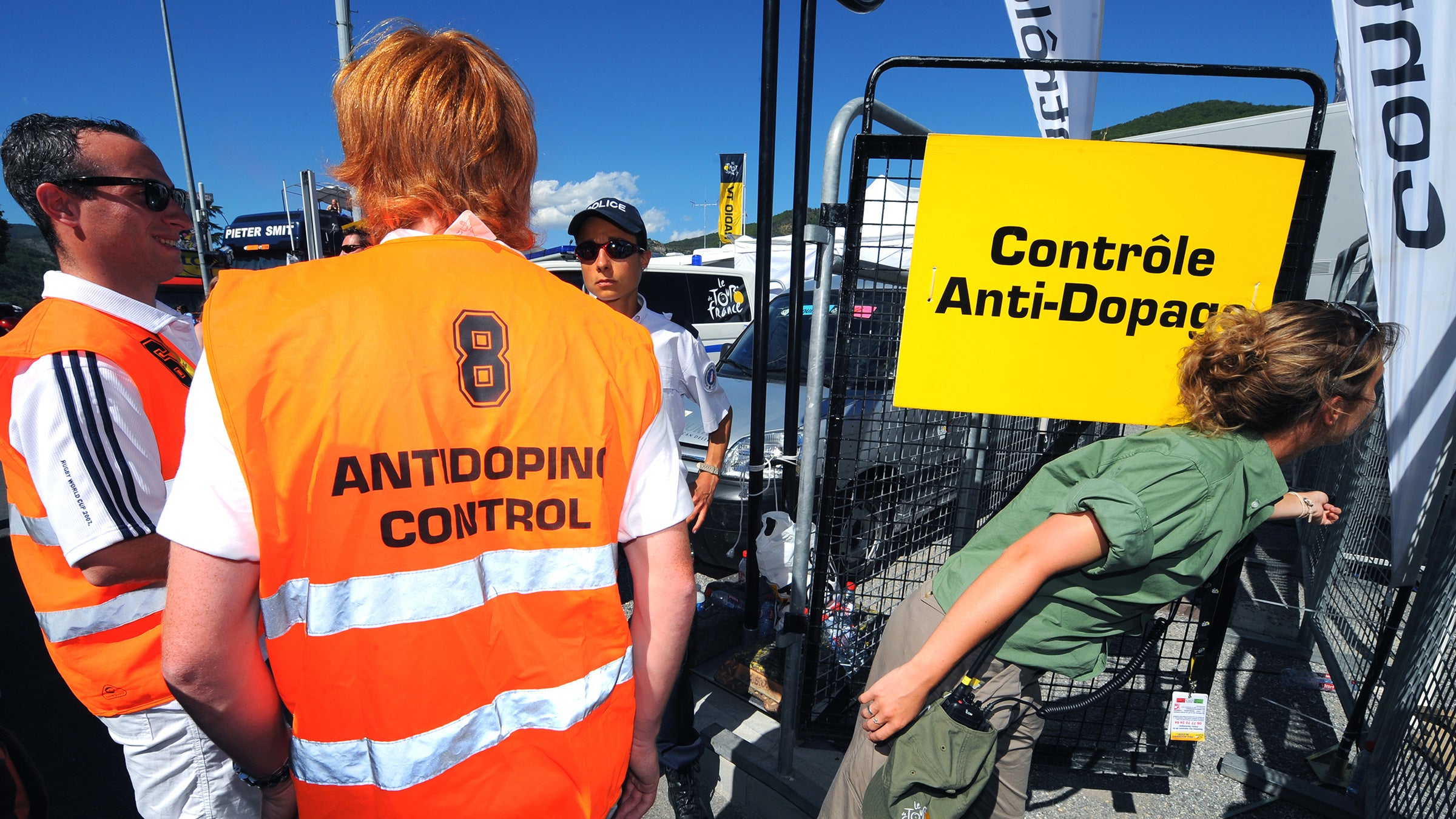 Tour de France doping control