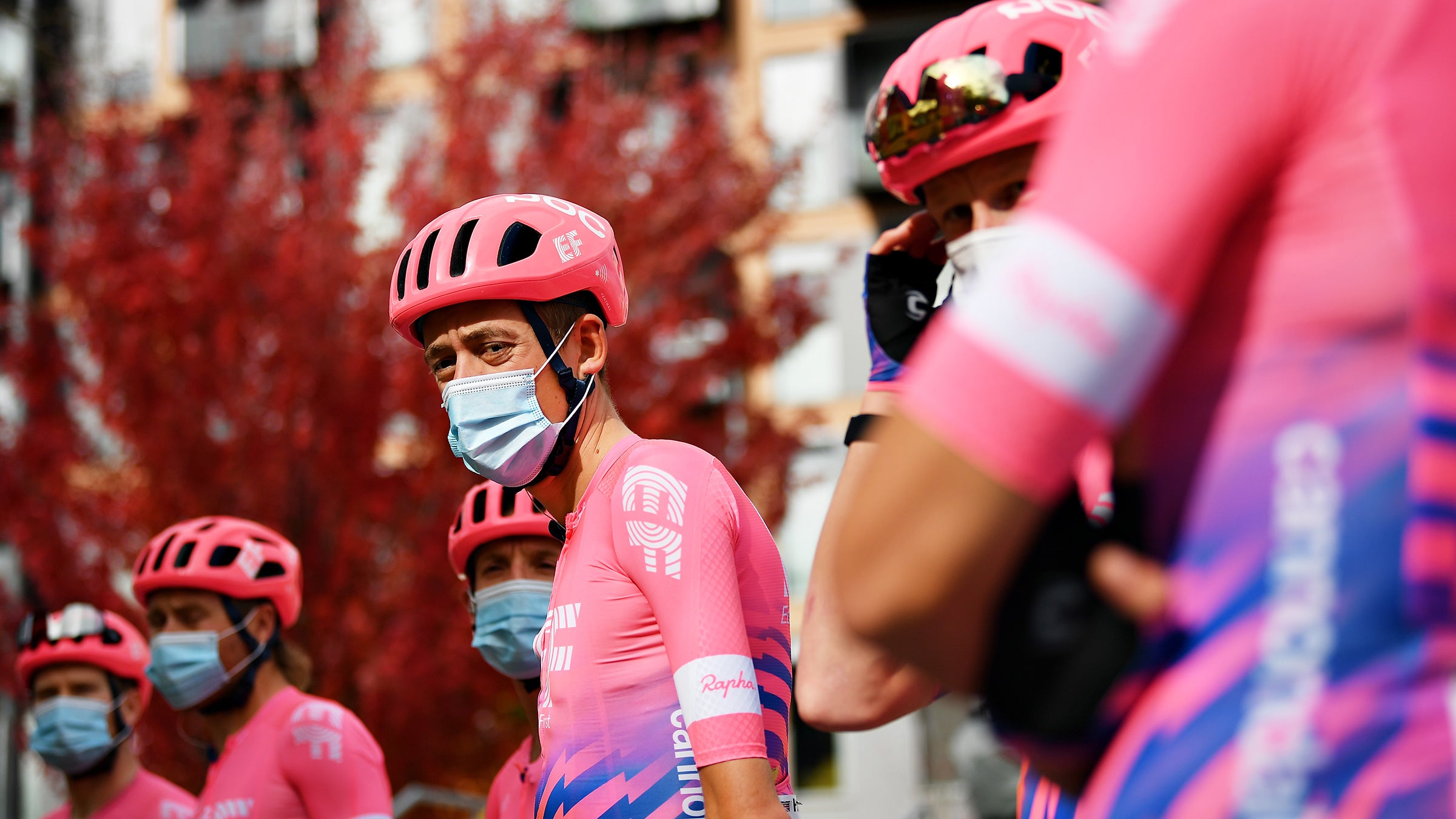 EF Pro Cycling at the 2020 Vuelta a España.