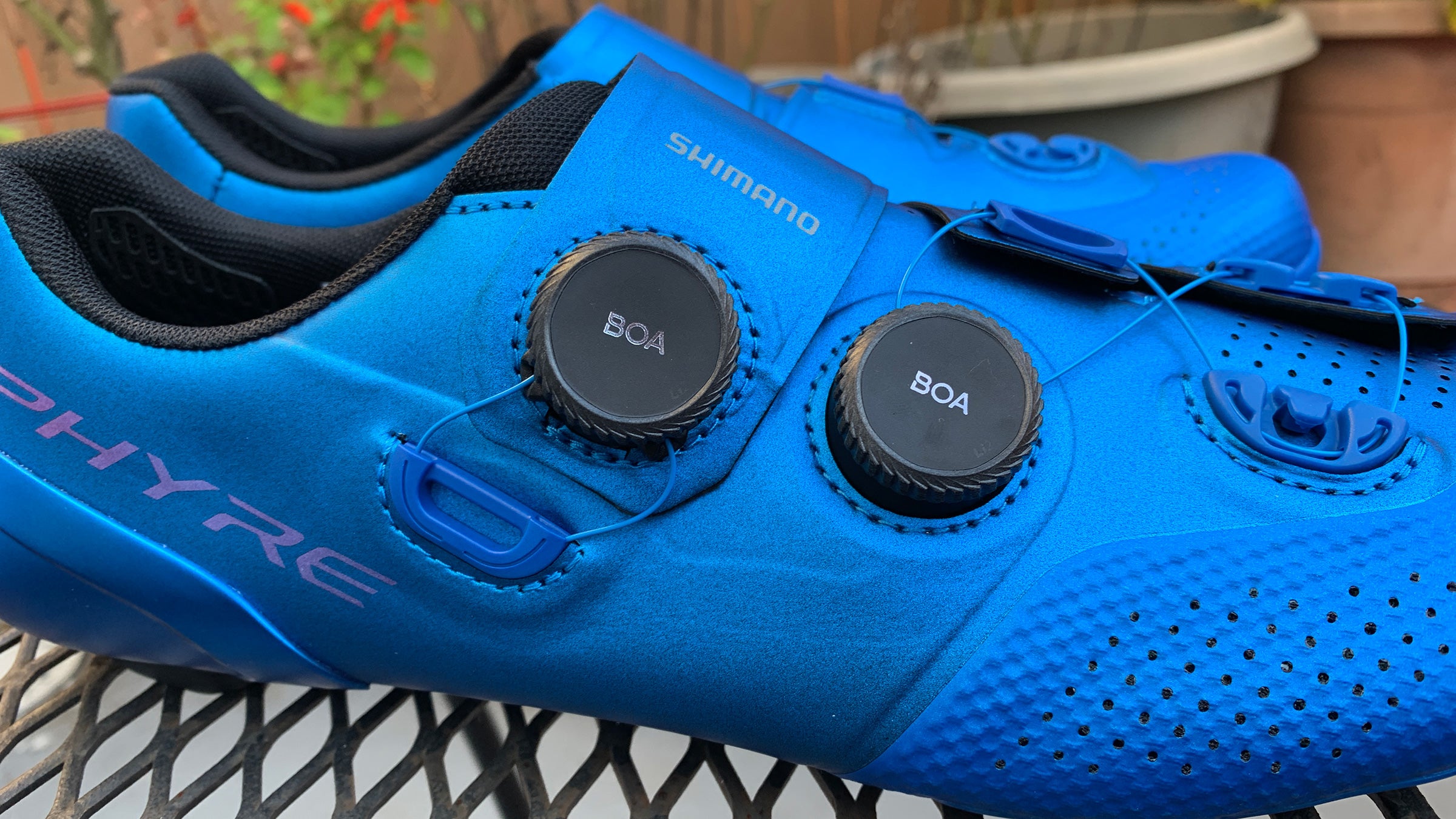Boa Li2 dials on Shimano S-Phyre RC901 shoes. 