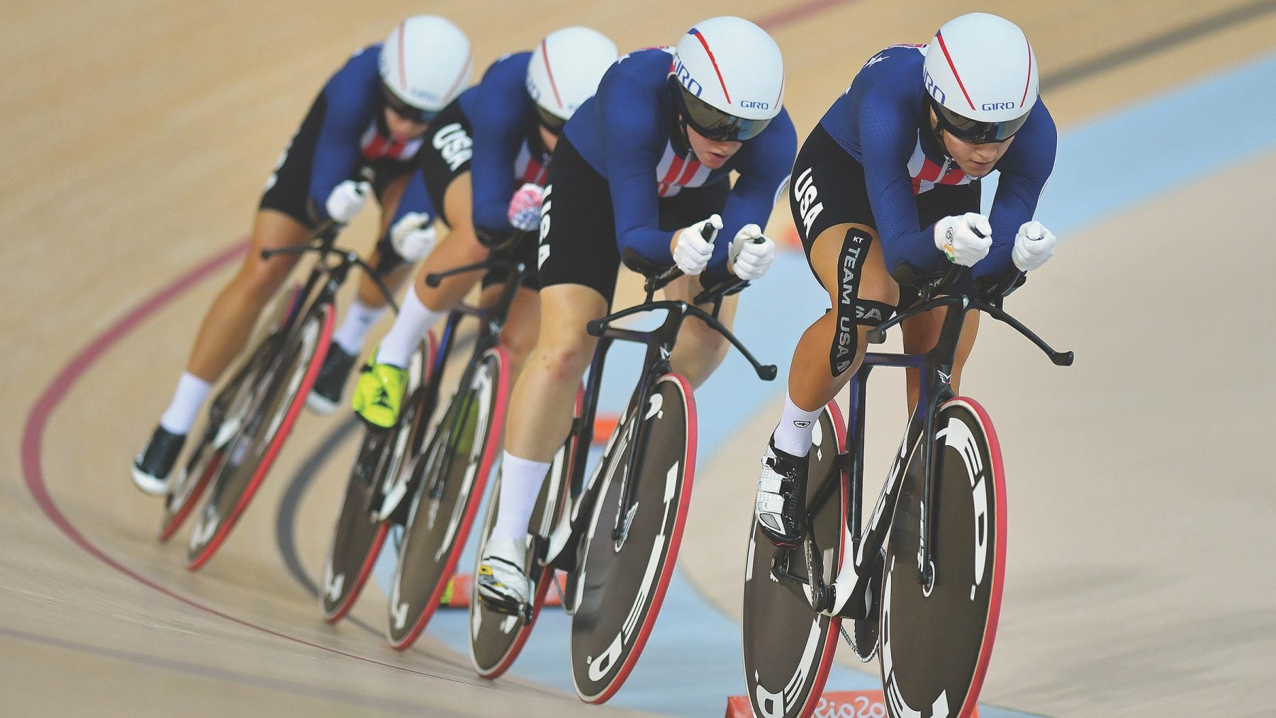 USA Women's Team Pursuit at the 2016 Olympics.