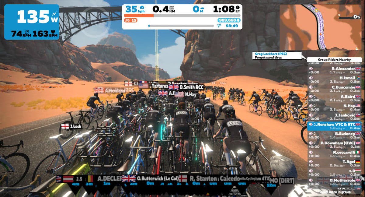 Zwift riderless bikes