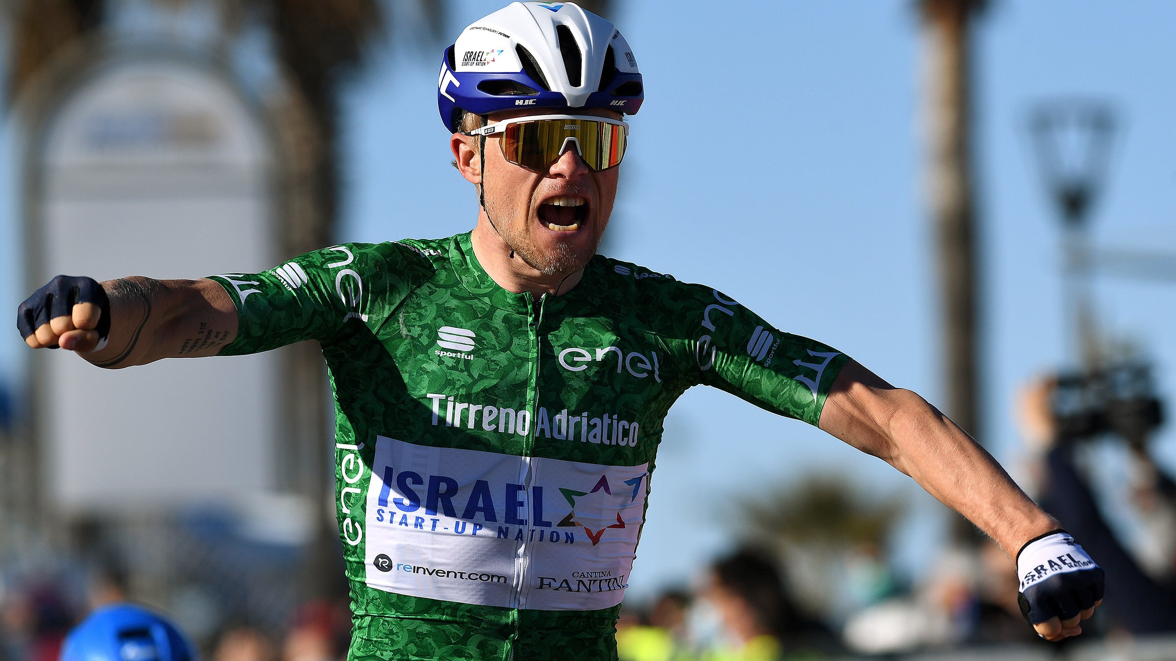 Mads Würtz Schmidt won stage 6 of the 2021 Tirreno-Adriatico