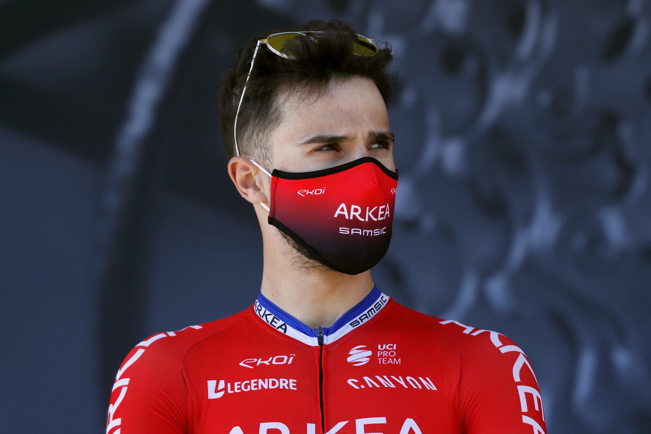 Nacer Bouhanni, shown here at Paris-Nice, was disqualified in Sunday's Cholet-Pays de la Loire sprint finish.