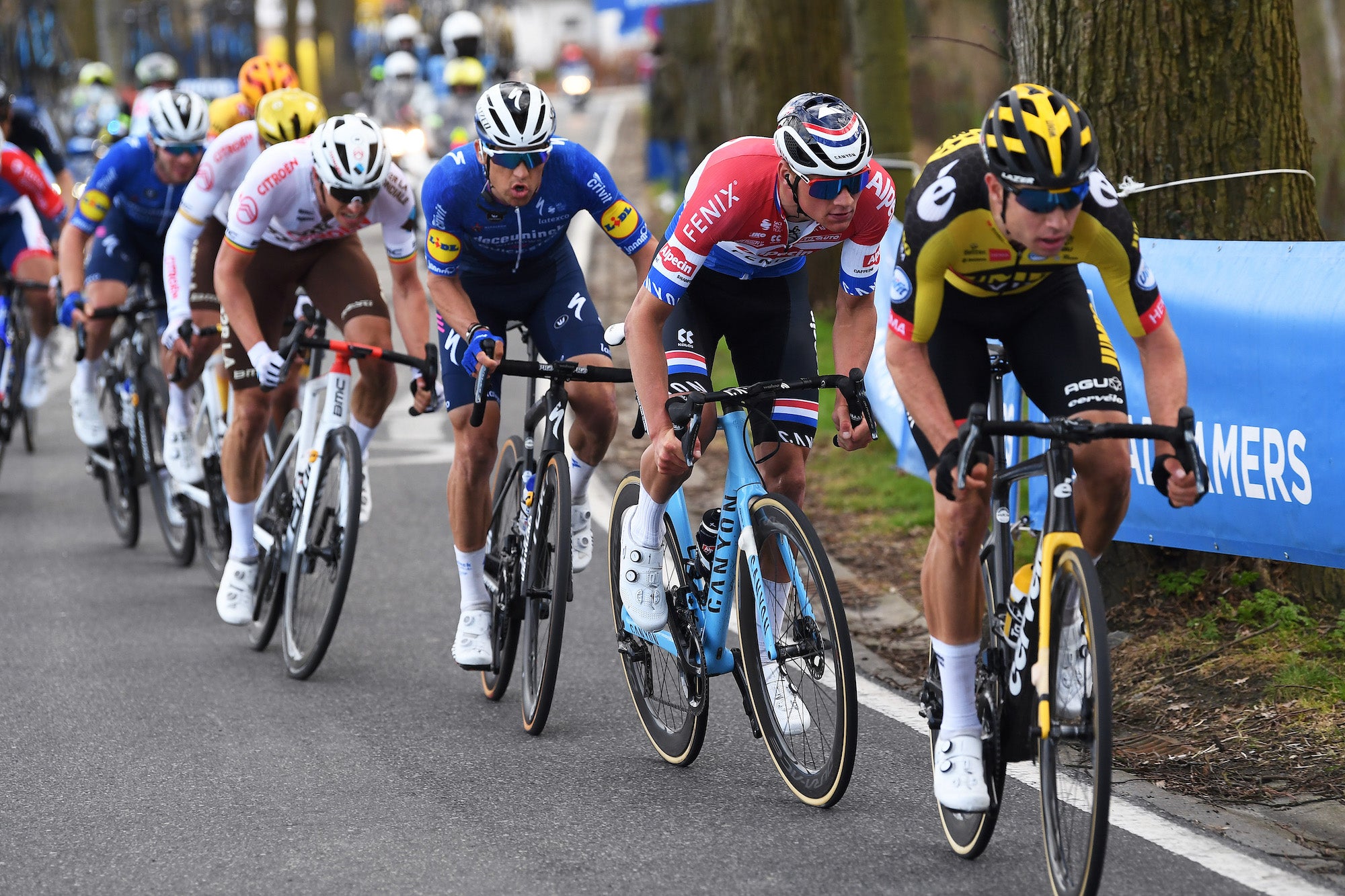 Stybar at the E3 Saxo Classic in late March 2021.