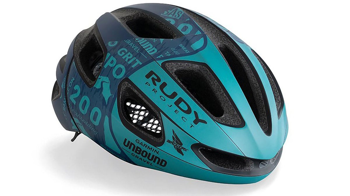 Rudy Project collab with Life Time Garmin Unbound Gravel.