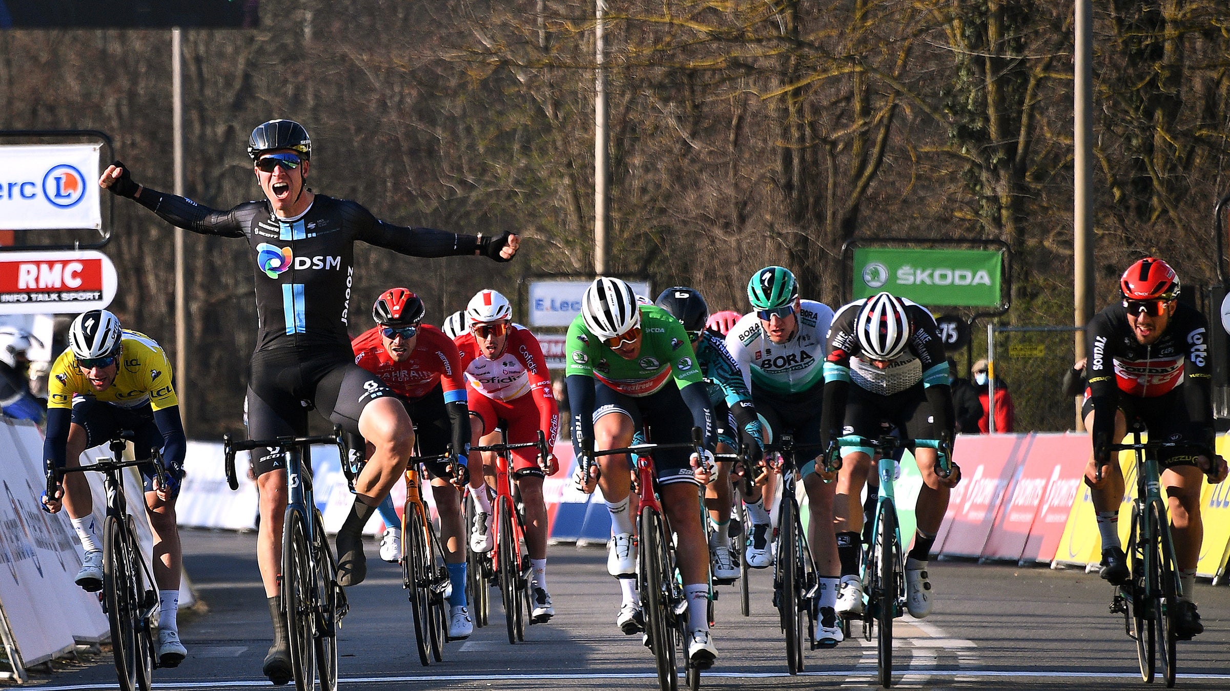 Cees Bol won stage 2 of the 2021 Paris Nice.