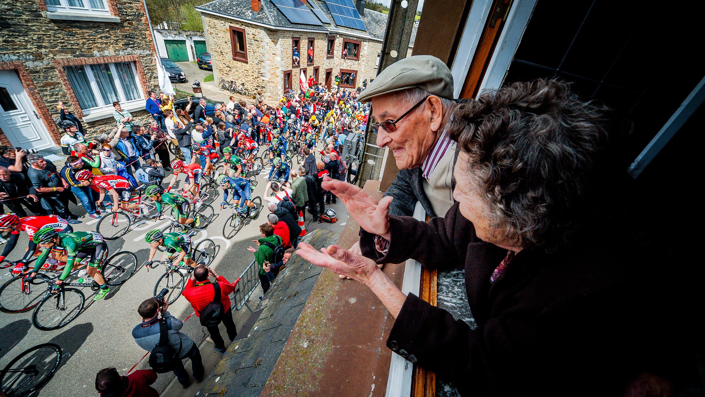 The residents of Houffalize, the passage of Liège-Bastogne-Liège is one of the highlights of the year.