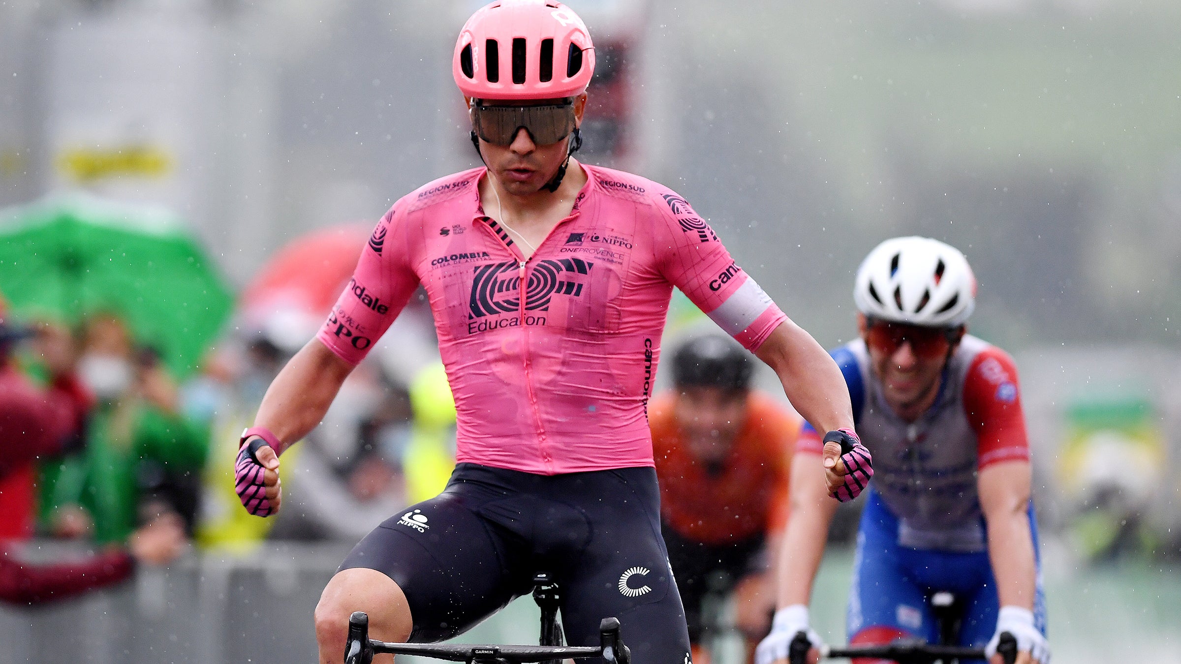 Stefan Bissegger won stage 4 of the 2021 Tour de Suisse.