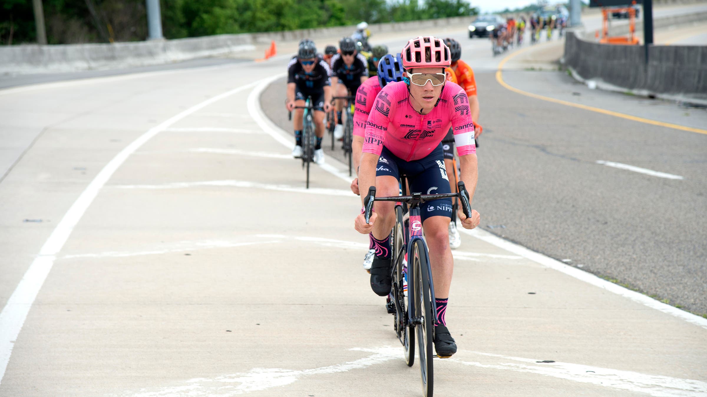 Lawson Craddock at the 2021 USPRO Men’s road race, Knoxville, Tenn.