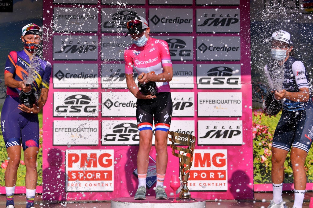 Anna van der Breggen won the 2020 Giro d'Italia Donne