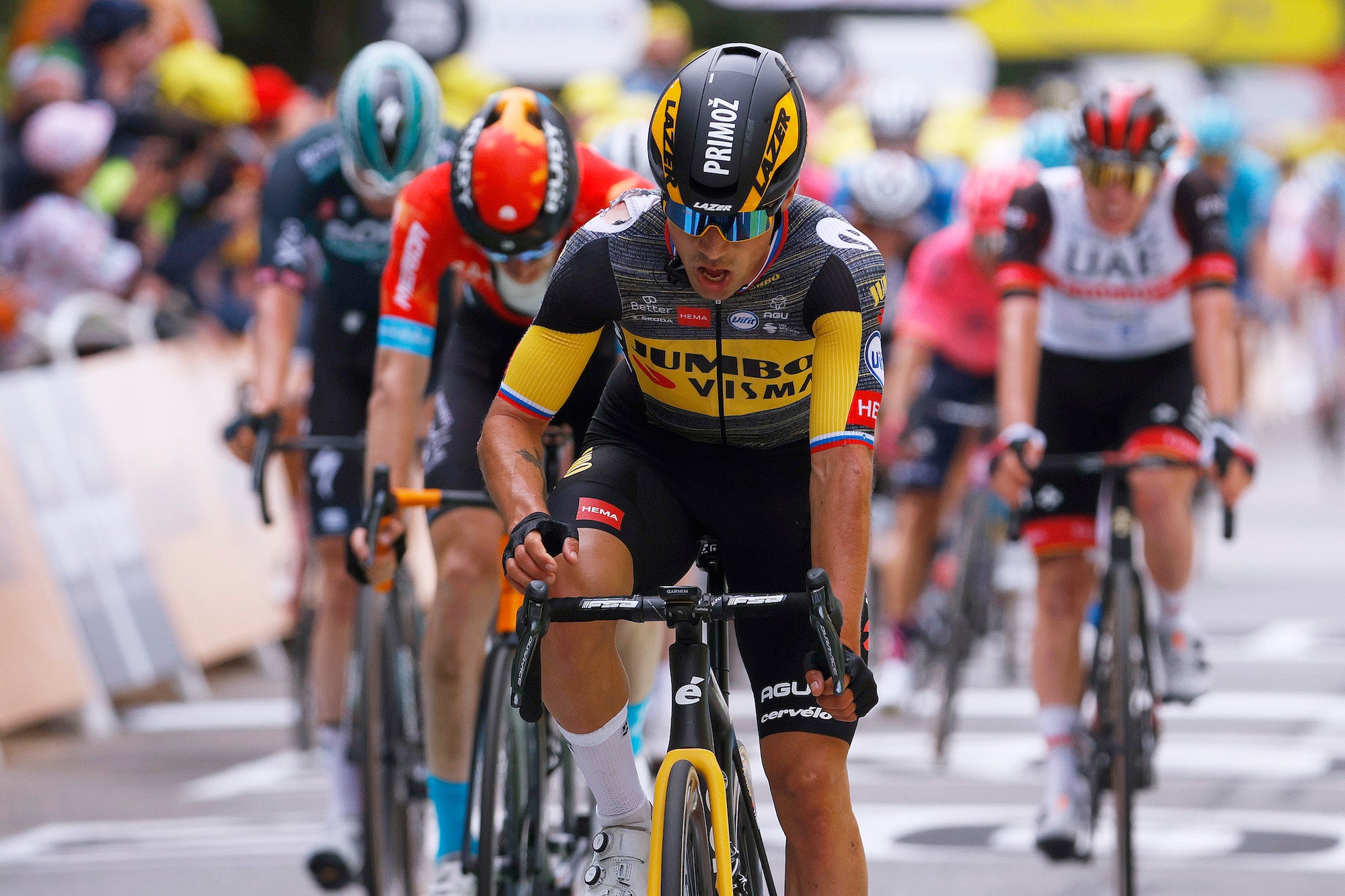 Roglič left the Tour disappointed for the second year in a row.