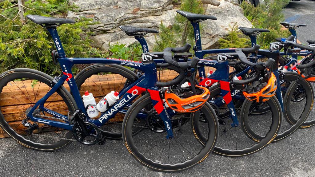 Princeton CarbonWorks Peak 4550 on Ineos Grenadiers Pinarello bikes.
