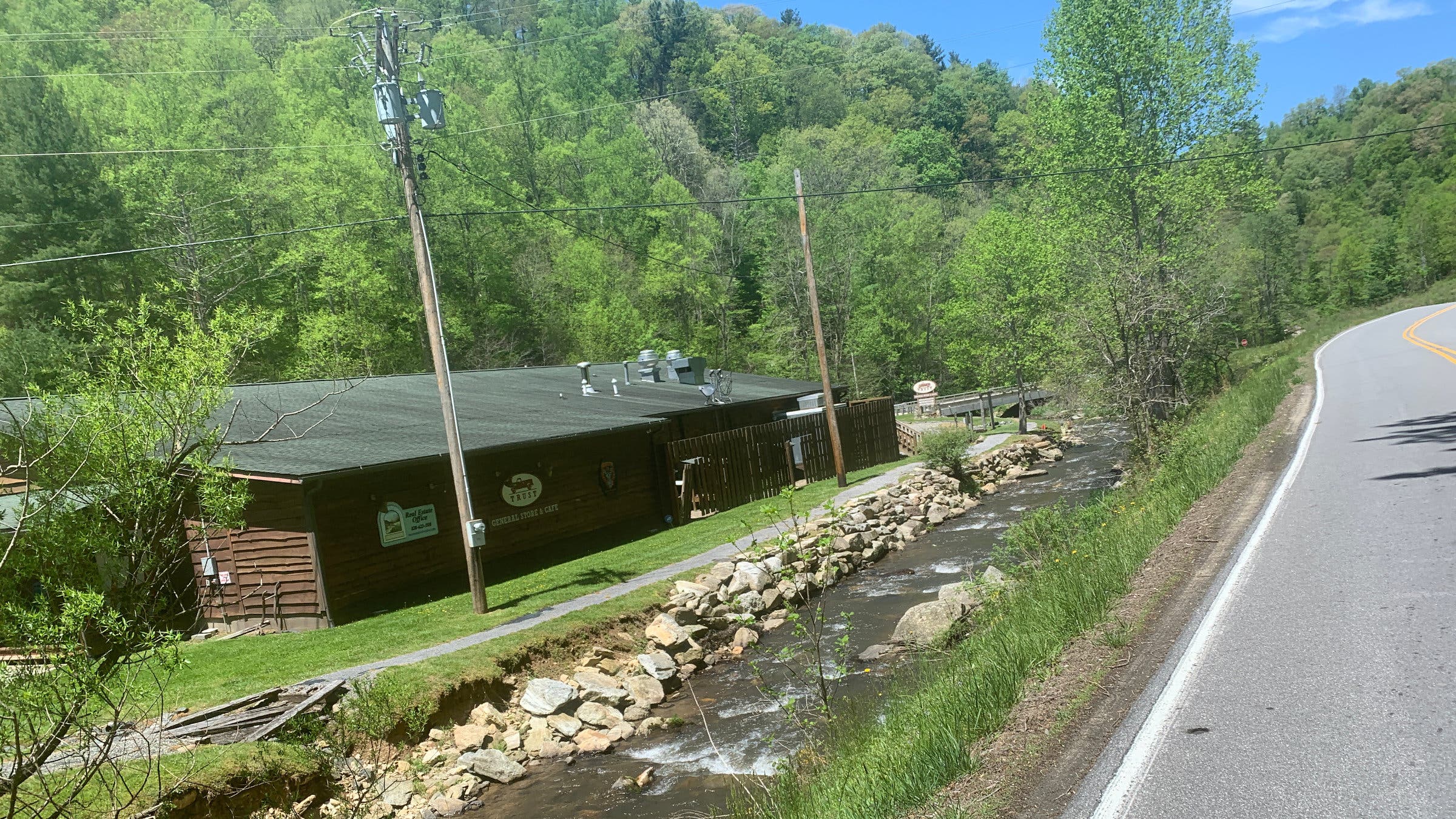 A general store along the route.