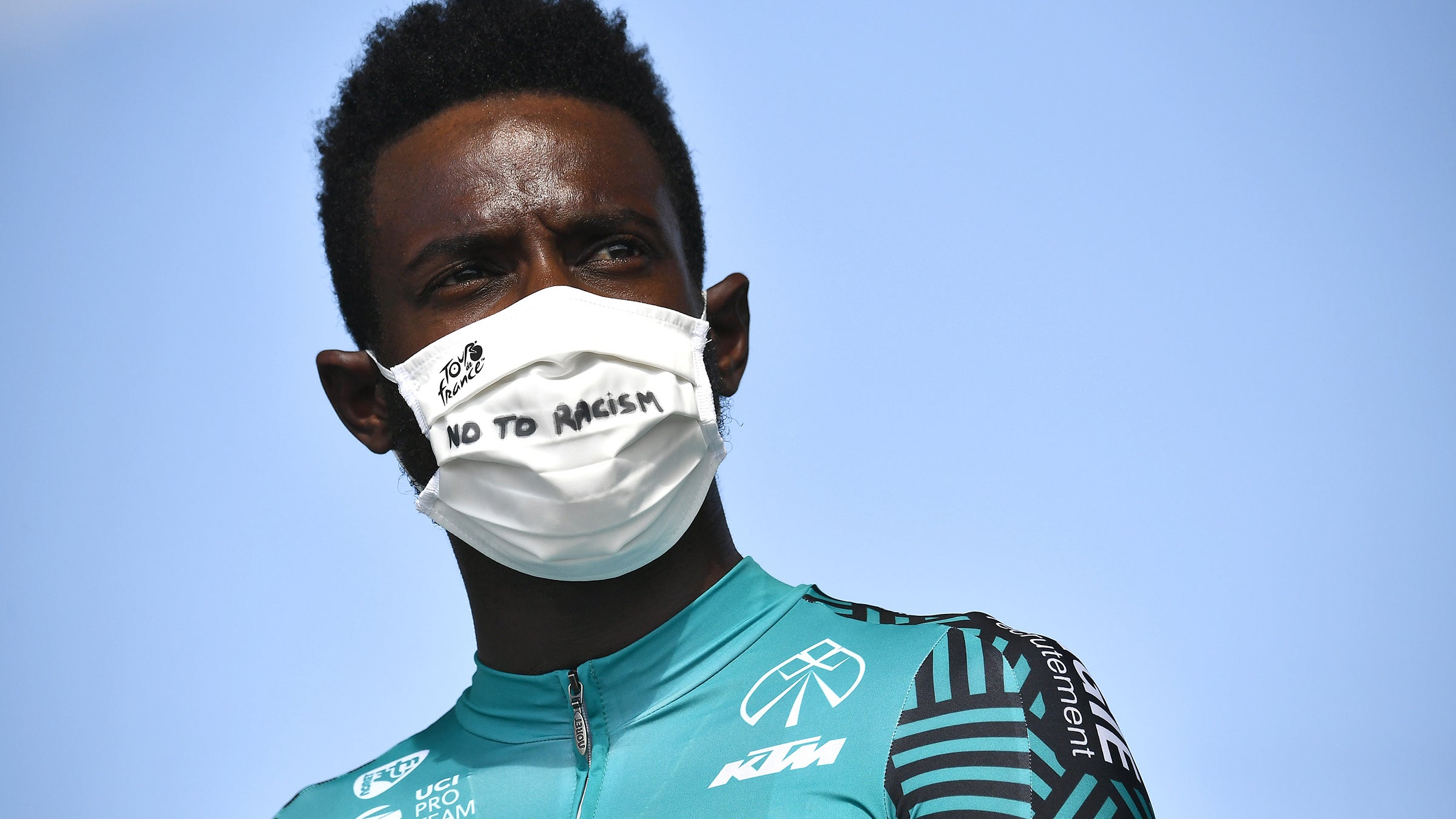 Kevin Reza at the 2020 Tour de France.