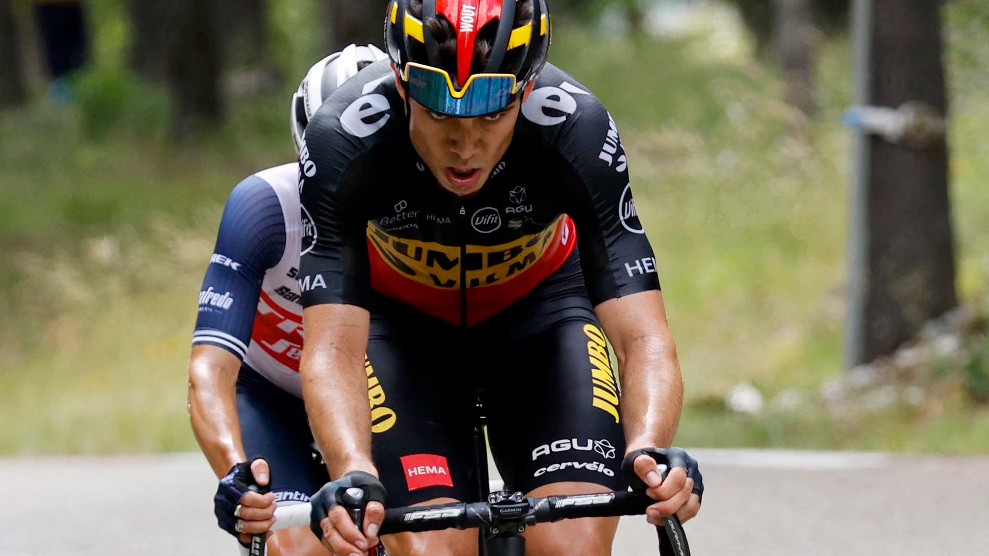 Wout van Aert won stage 11 of the 2021 Tour de France.