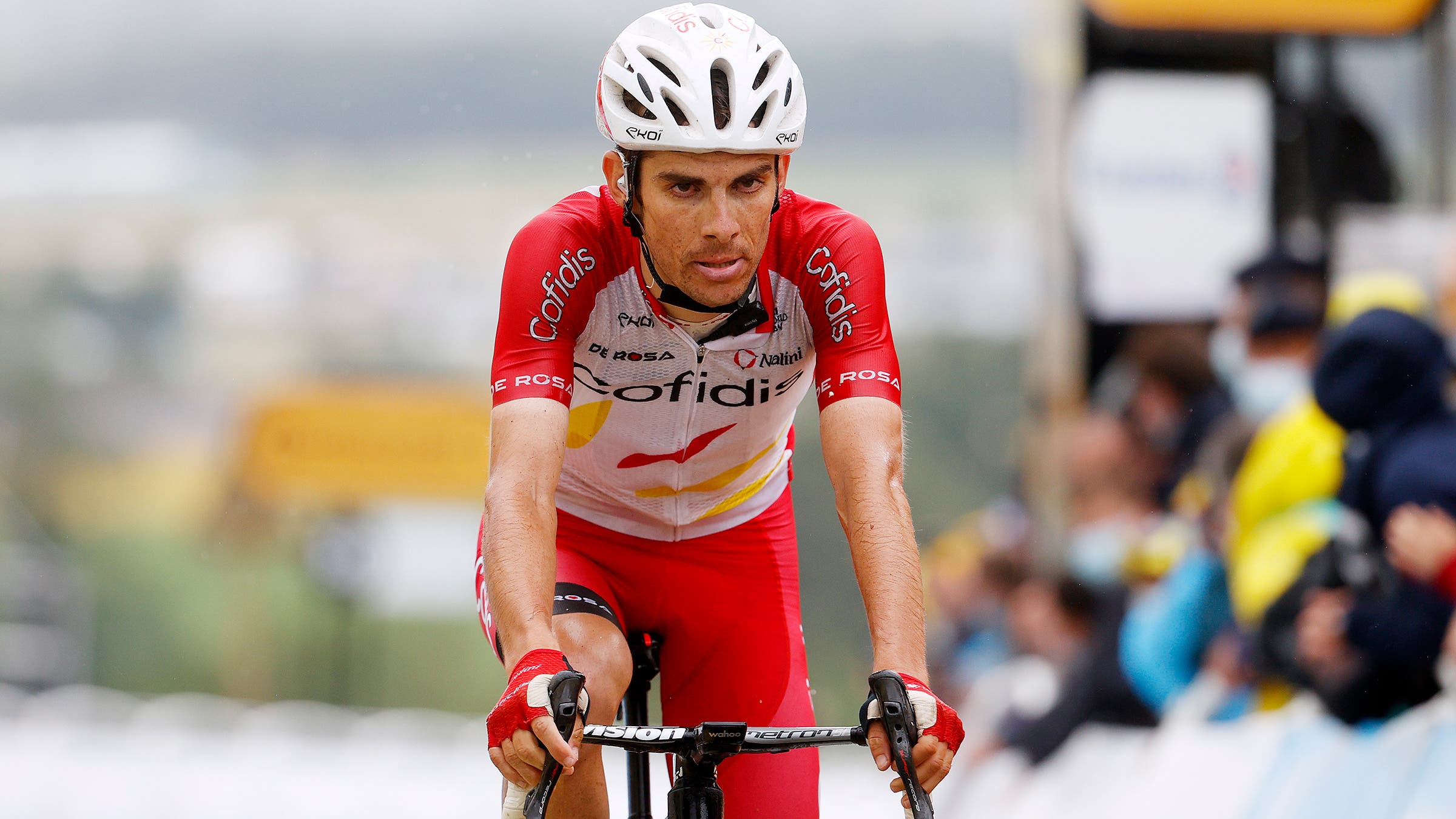 Guillaume Martin rode aggressively on stage 16 of the 2021 tour de France to defend his top-10 placing on the GC.