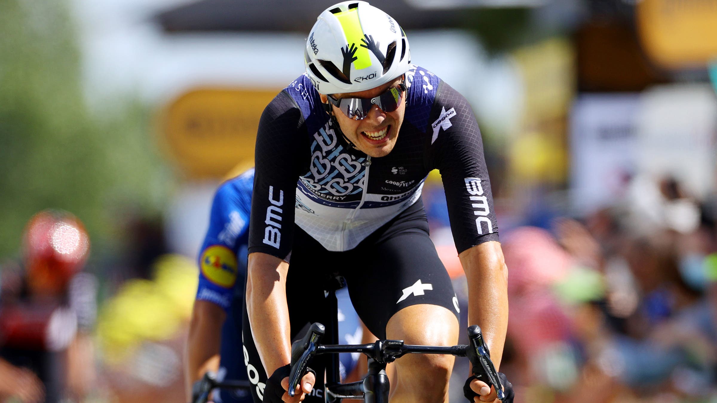 Max Walscheid was active in the break on stage 19 of the 2021 Tour de France.