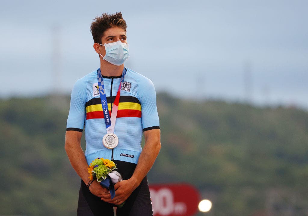 Wout van Aert already has a medal from the Olympics but he'll happily take another