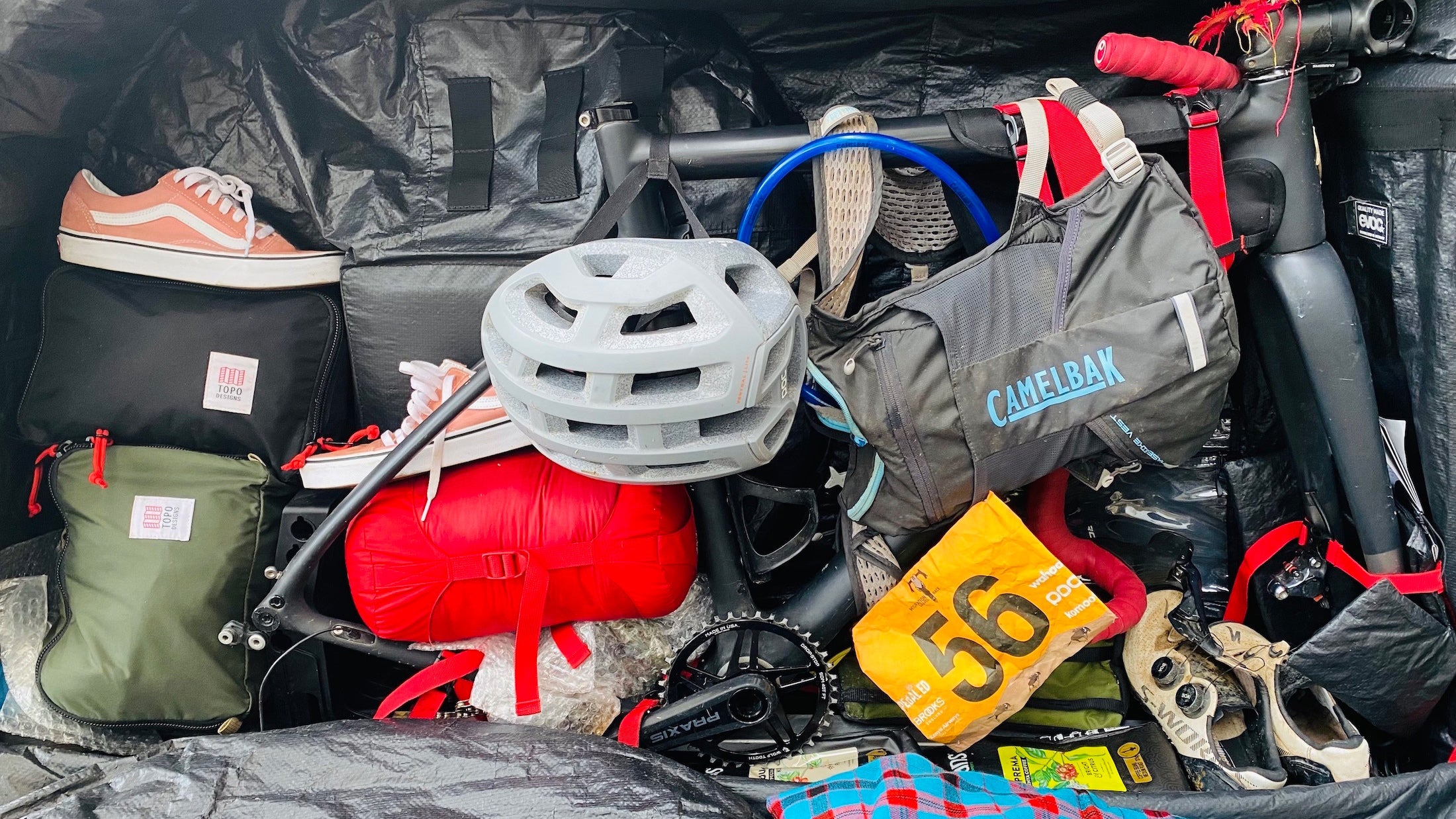 Evoc bike travel bag.