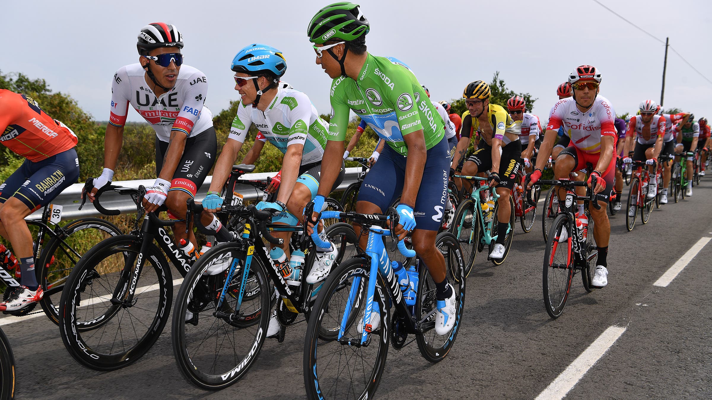 UAE Team Emirates sprinter Sebastián Molano narrowly missed the podium on stage 5 of the 2021 Vuelta a España.