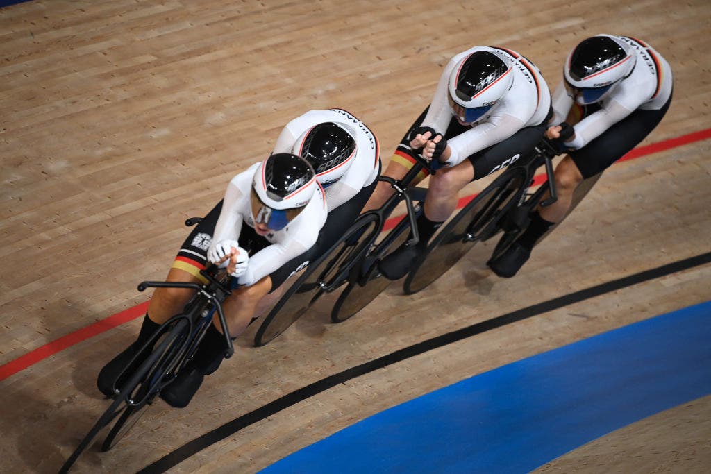 Germany broke the world record for a third time to take gold