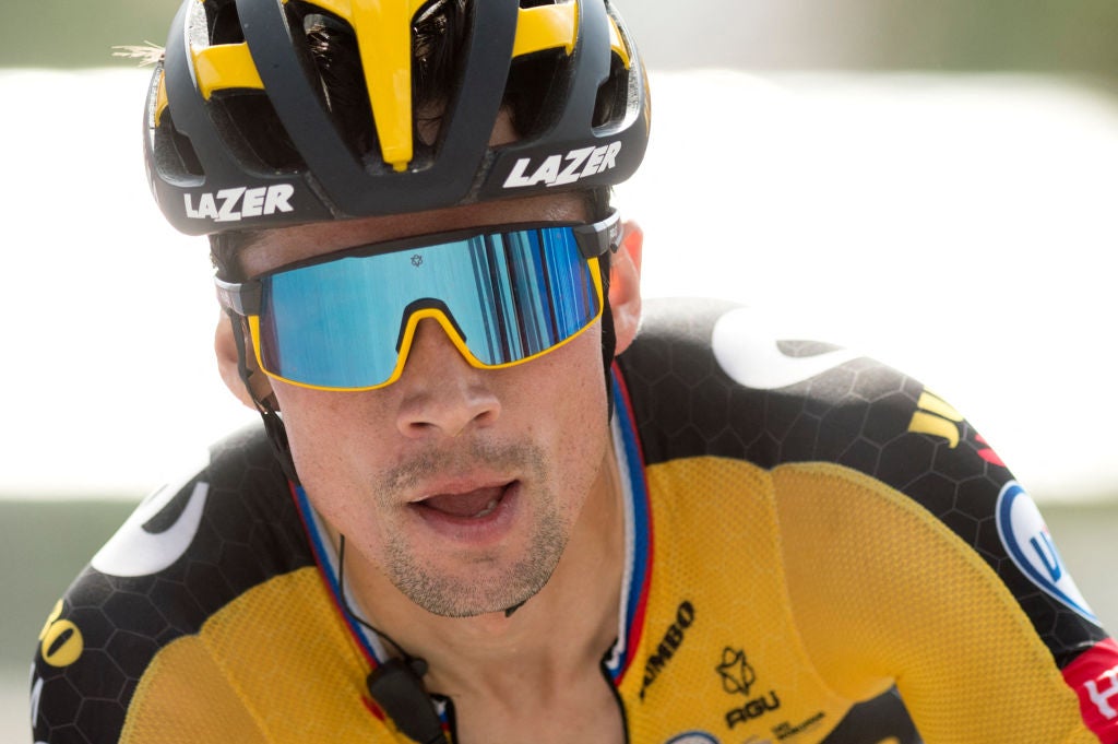 Primoz Roglic at the Vuelta a Espana