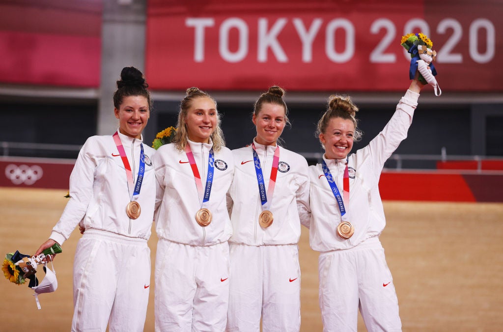 Team USA took Team Pursuit bronze