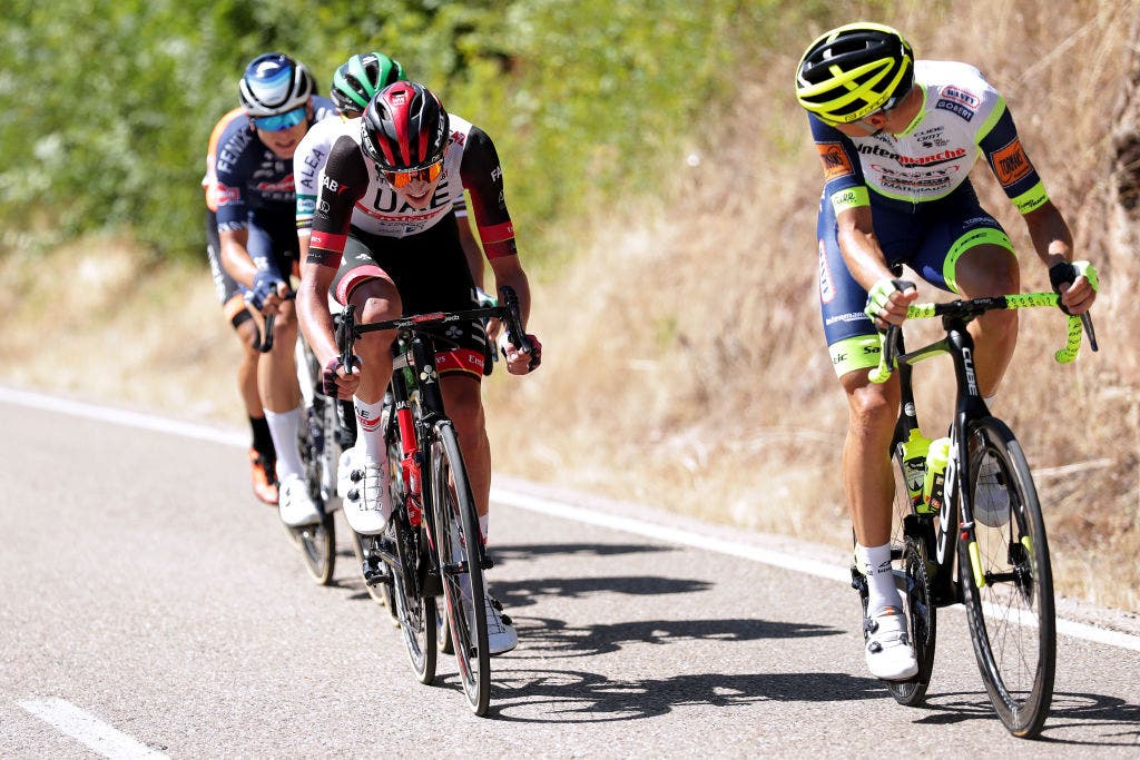 Joe Dombrowski during stage 3 of the 2021 Vuelta a Espana