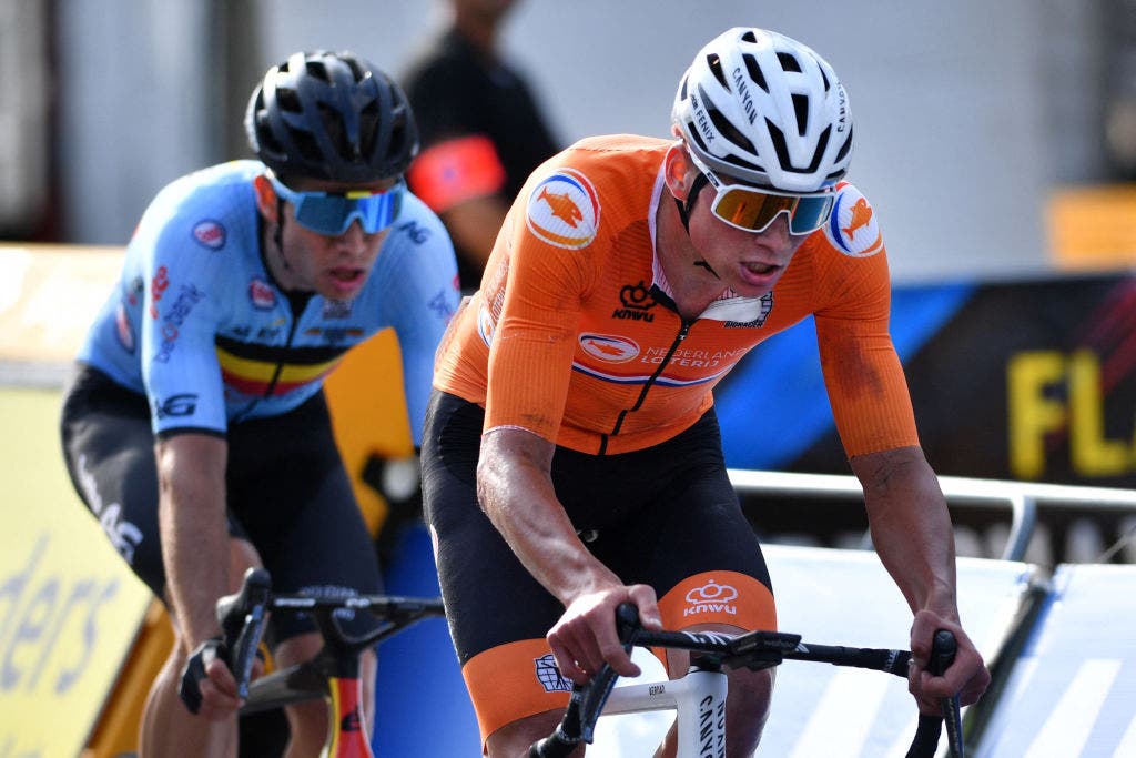 Mathieu van der Poel finished eighth at the worlds