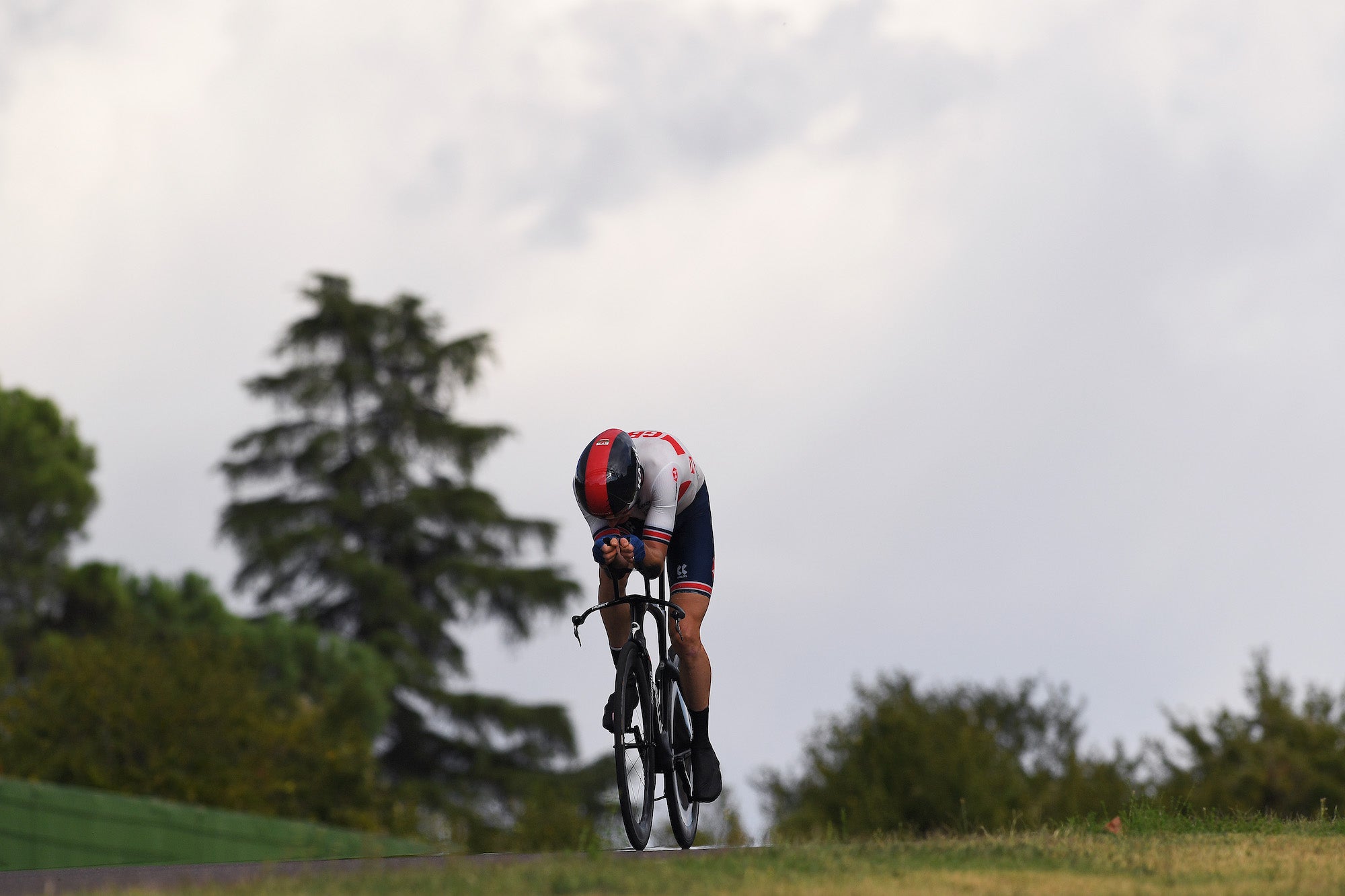 IMOLA, ITALY - SEPTEMBER 25: Geraint Thomas of The United Kingdom / during the 93rd UCI Road World Championships 2020, Men Elite Individual Time Trial a 31,7km race from Imola to Imola - Autodromo Enzo e Dino Ferrari / ITT / @Imola_Er2020 / #Imola2020 / on September 25, 2020 in Imola, Italy. (Photo by Tim de Waele/Getty Images)