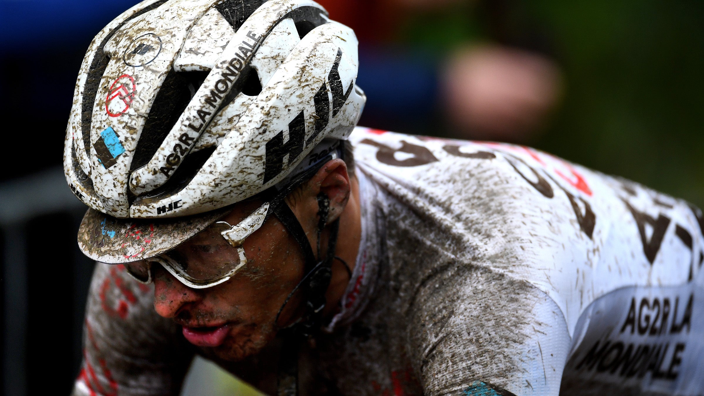 Oliver Naesen, shown in last year's Paris-Roubaix, is optimistic coming into the 2022 classics season.