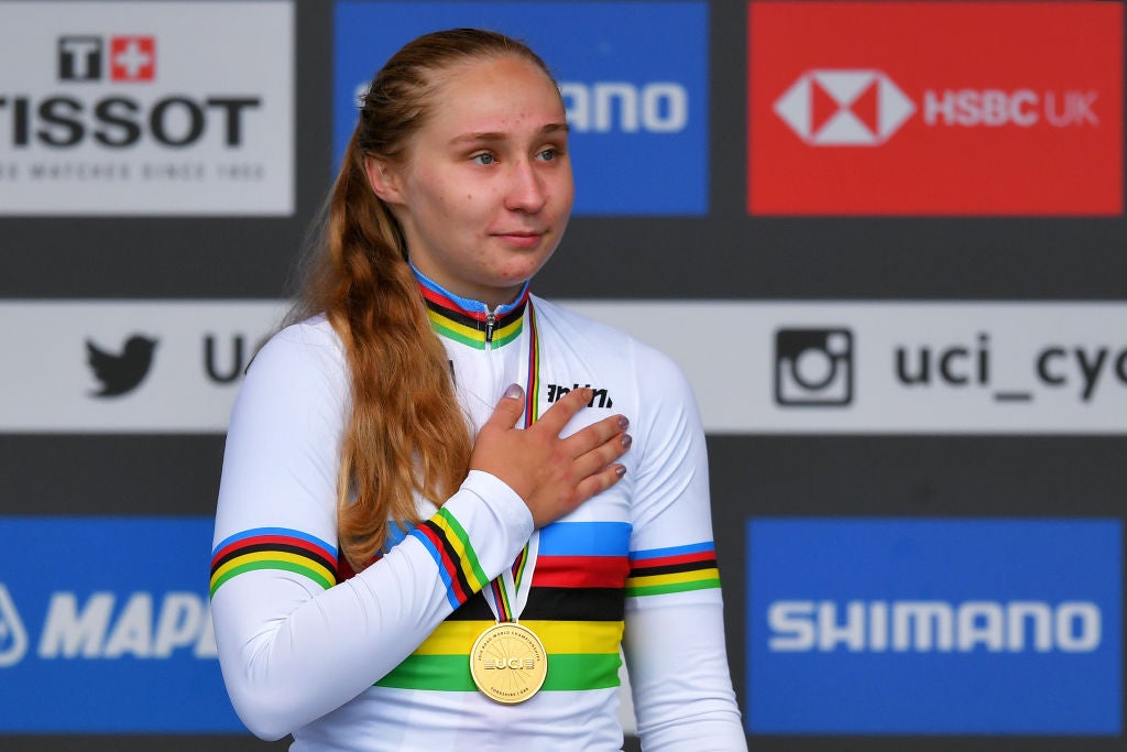 Megan Jastrab won the junior road race world title in 2019