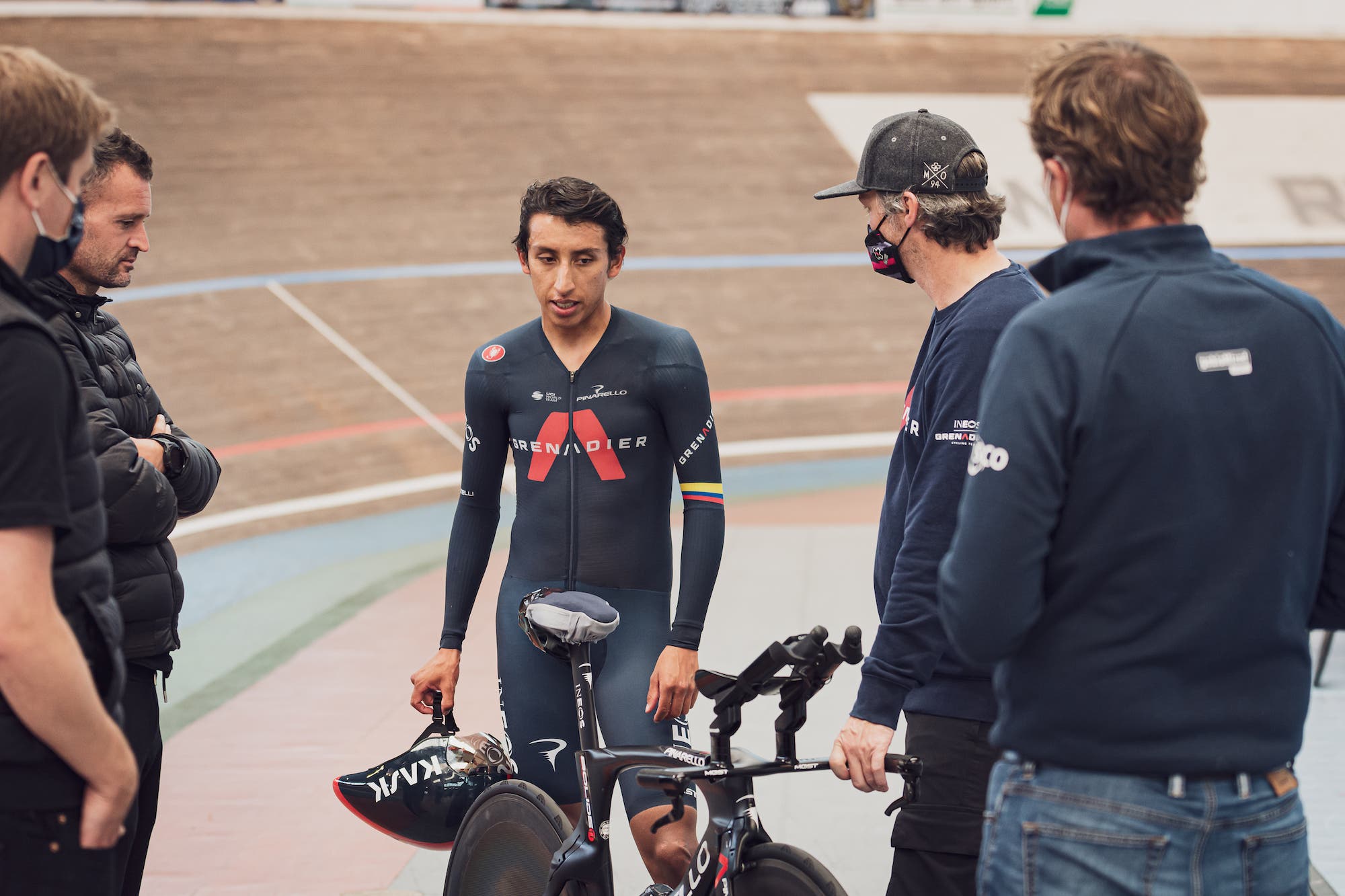 Egan Bernal TT work