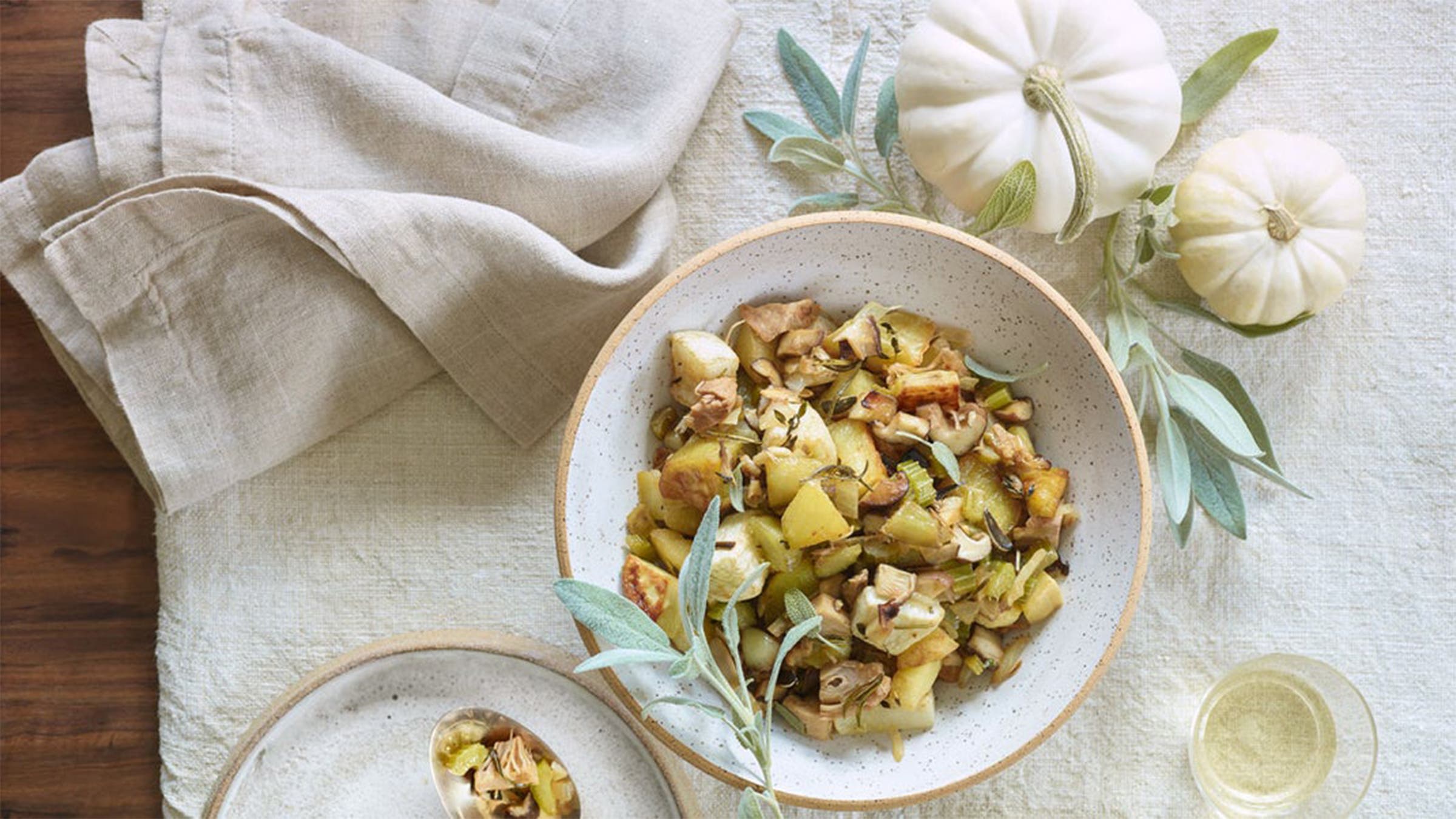 Root and baru seed stuffing