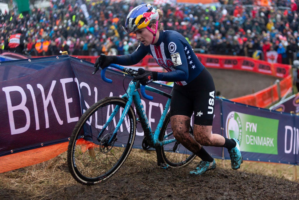 Ellen Noble at the 2019 cyclo-cross world championships