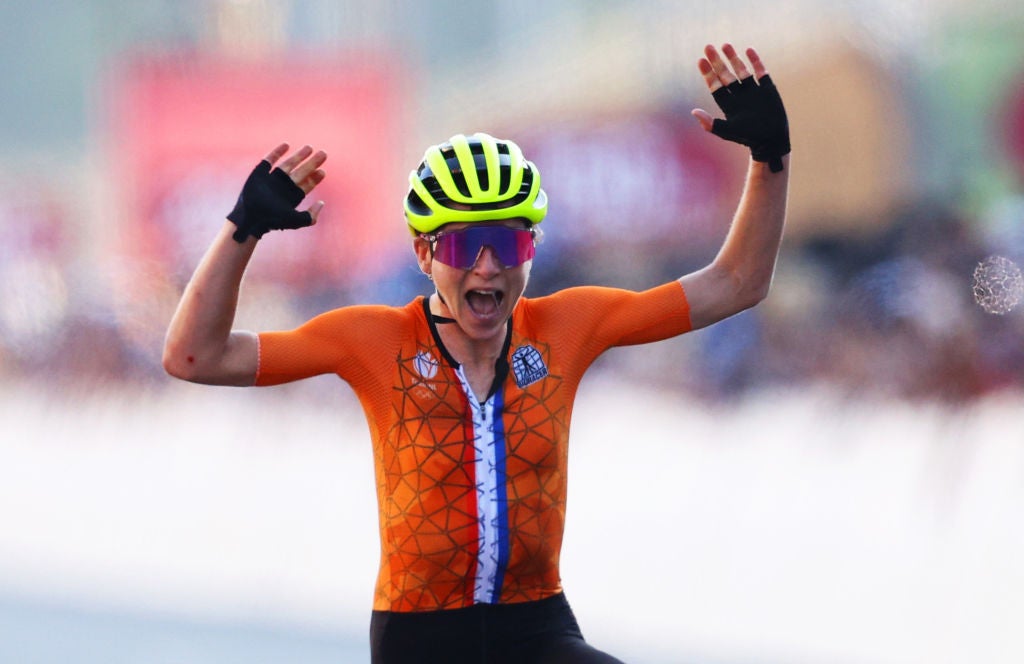 Annemiek van Vleuten celebrated what she thought was gold but later learned that someone else already had it