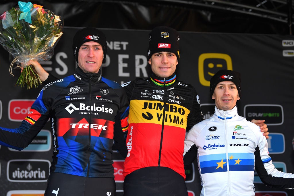 Wout van Aert dominated in his CX debut in Boom