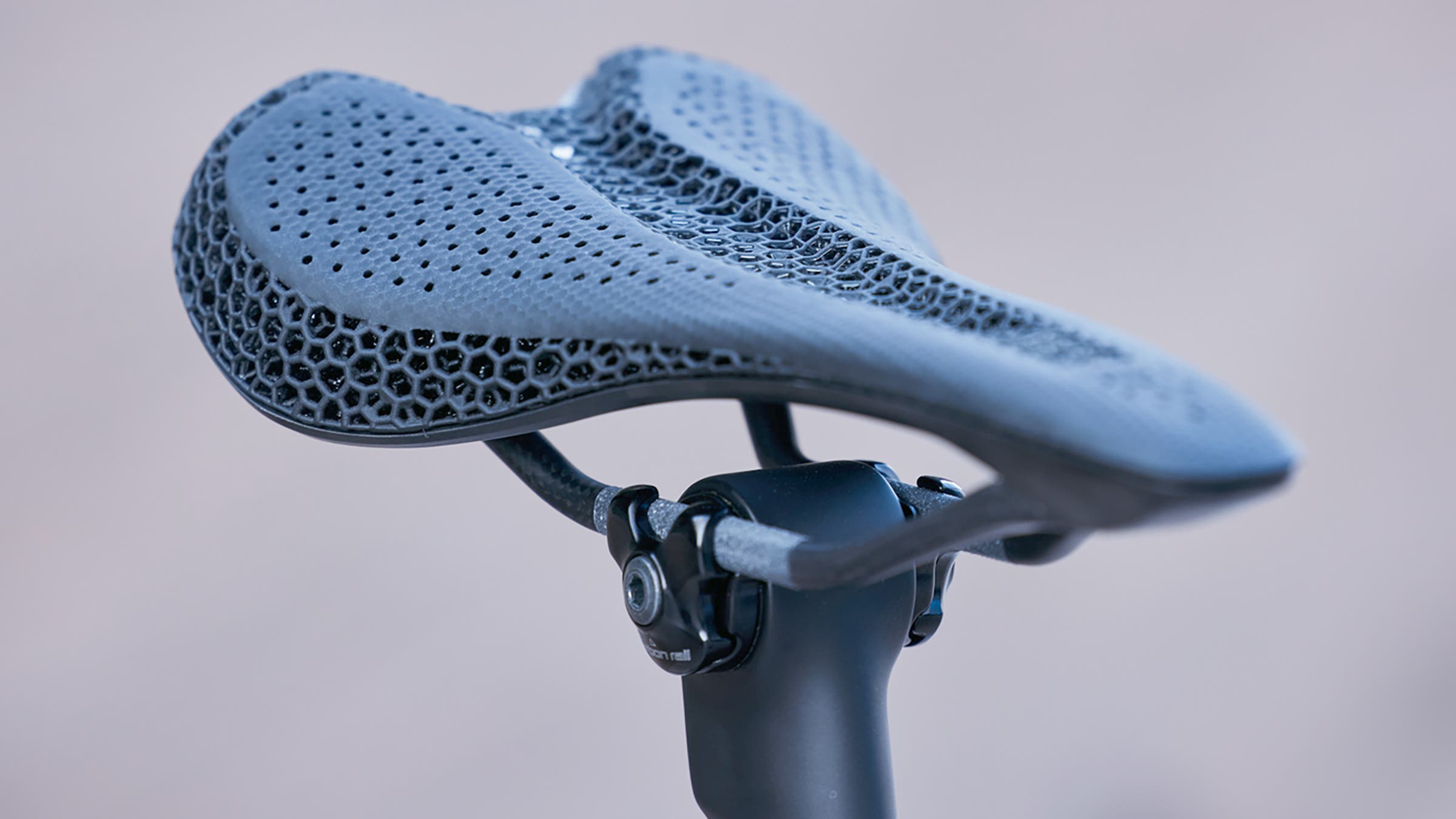 A 3D printed saddle from Roval, Specialized's in-house brand tops the Tarmac SL7.
