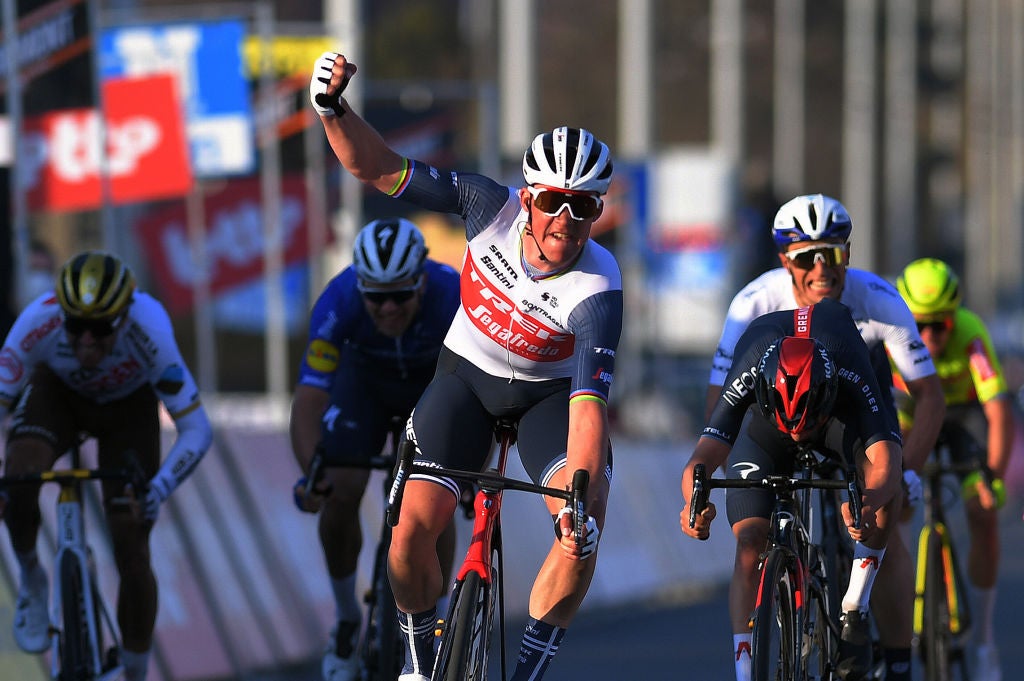 Mads Pederson won the 2021 Kuurne-Brussels-Kuurne