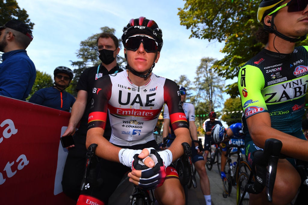 Tadej Pogacar tested positive for COVID-19 last week