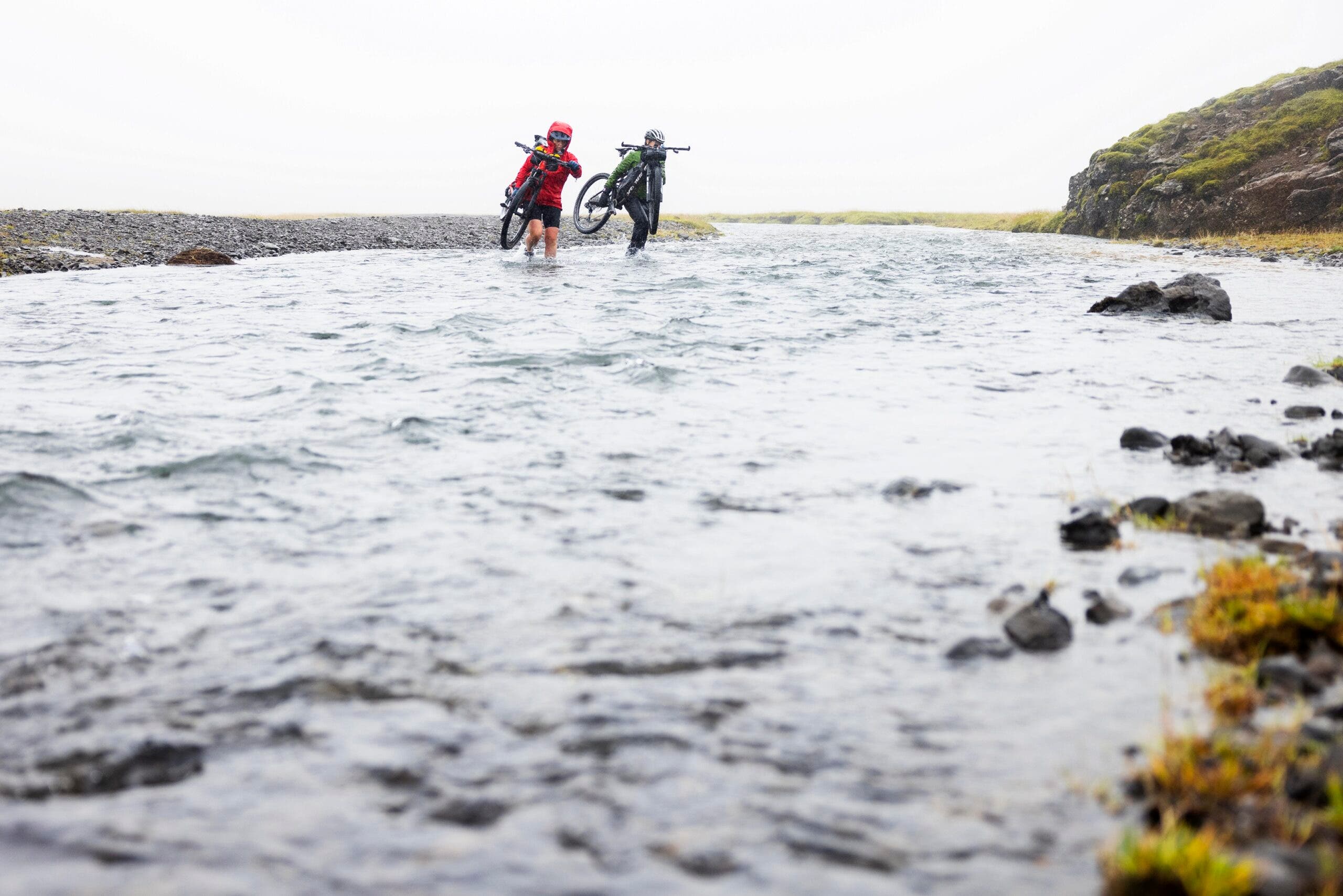 The ride took Wilcox and Graham across many streams