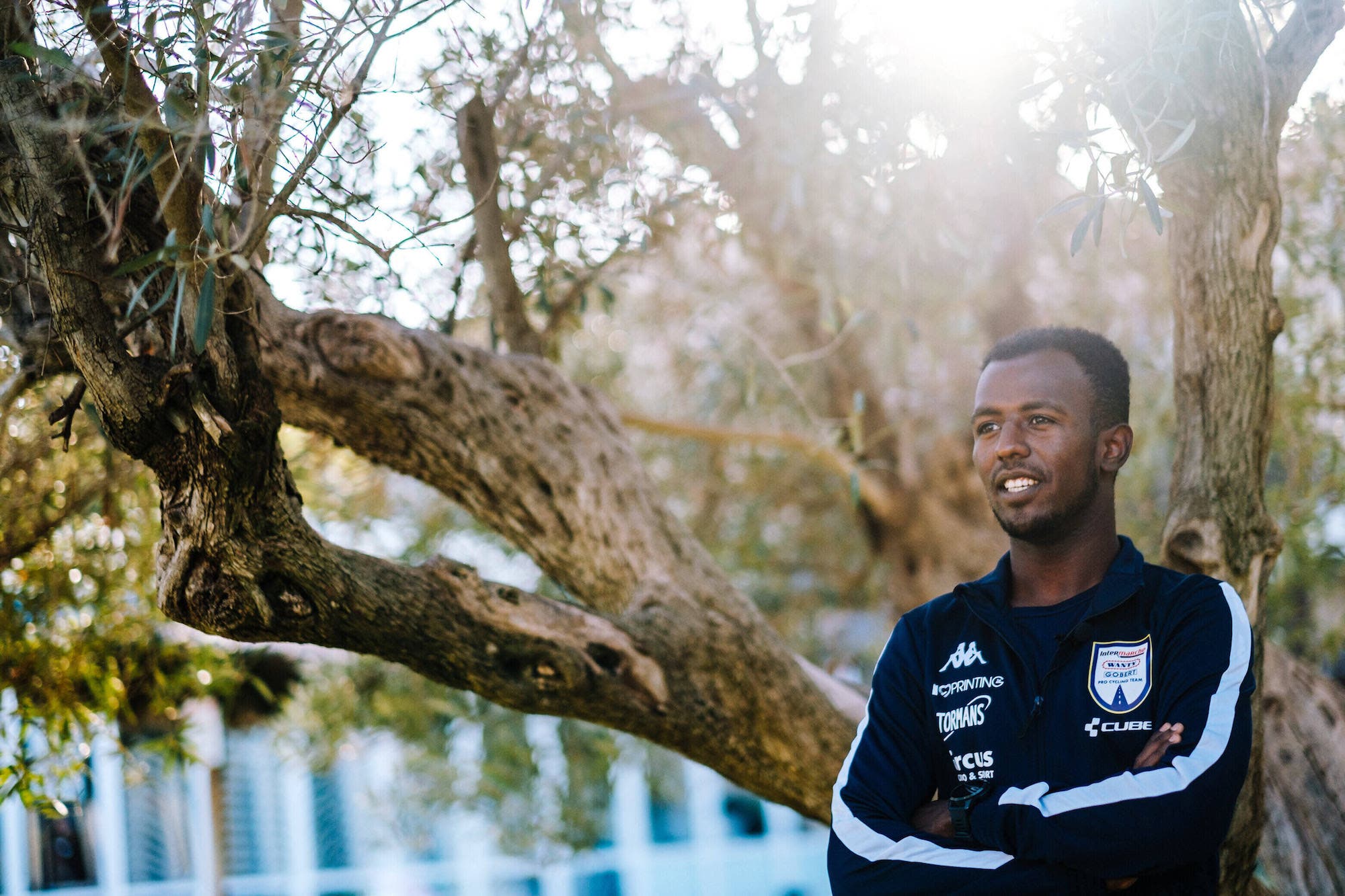 Intermarché-Wanty-Gobert January Training Camp - L'Alfàs del Pi, Spain held on 14/01/2022_SPAIN,L'Alfàs del Pi. (). Biniam GHIRMAY HAILU (Intermarché - Wanty - Gobert Matériaux)