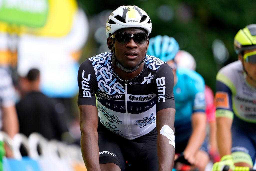 Nic Dlamini made his Tour de France debut in 2021