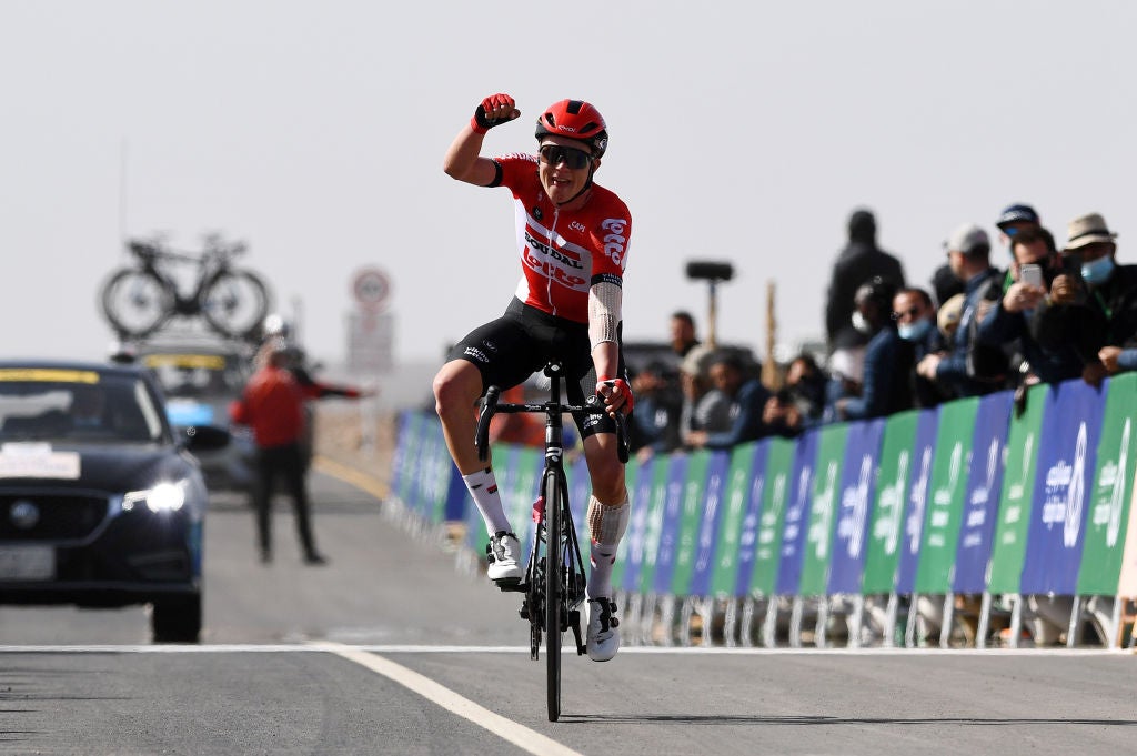 Maxim Van Gils wins stage 4 of the Saudi Tour