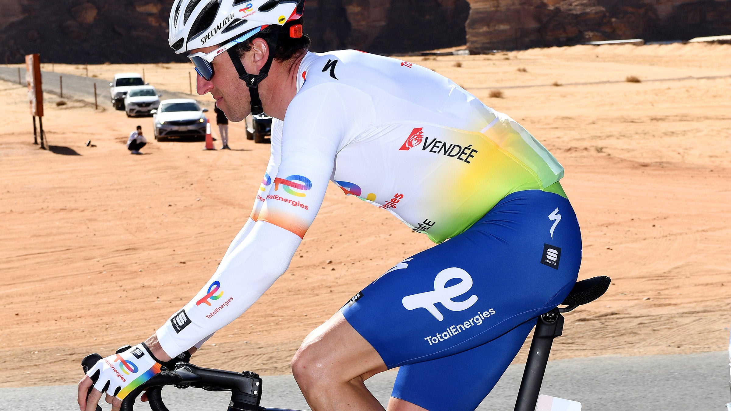 Alexandre Geniez at the 2022 Saudi Tour.