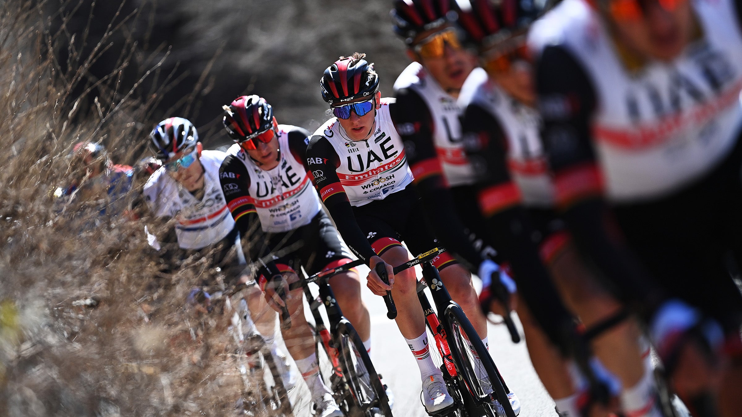 Tadej Pogačar won stage 4 of the 2022 Tirreno-Adriatico