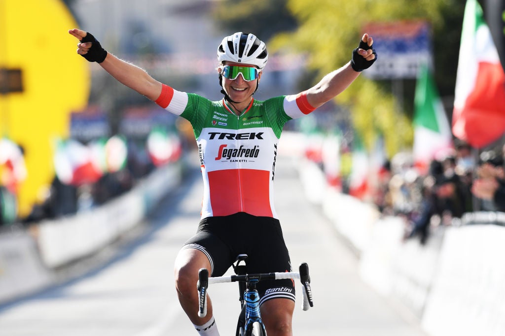 Elisa Longo Borghini won by a huge margin in 2021