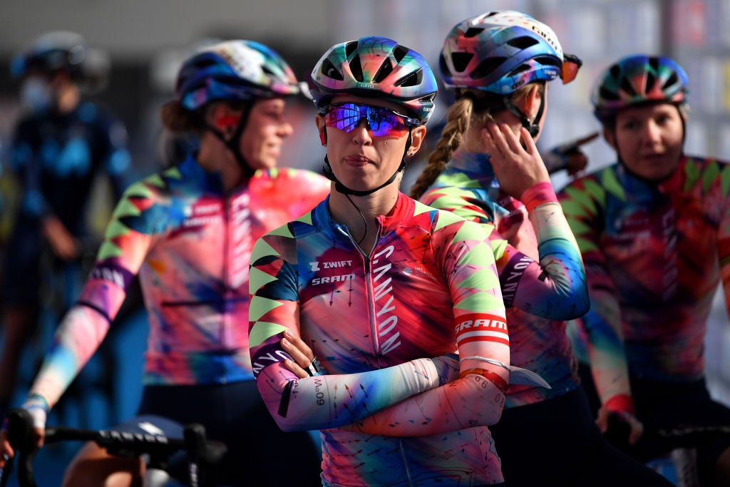 Kasia Niewiadoma at Omloop Het Nieuwsblad