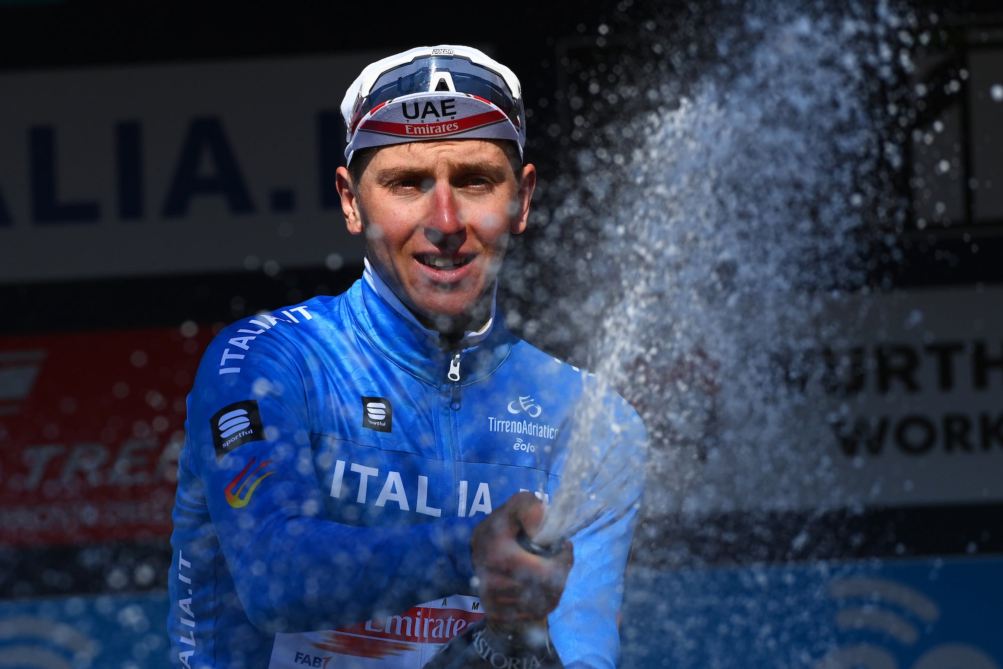 The third winner's podium of 2022 for Pogačar.