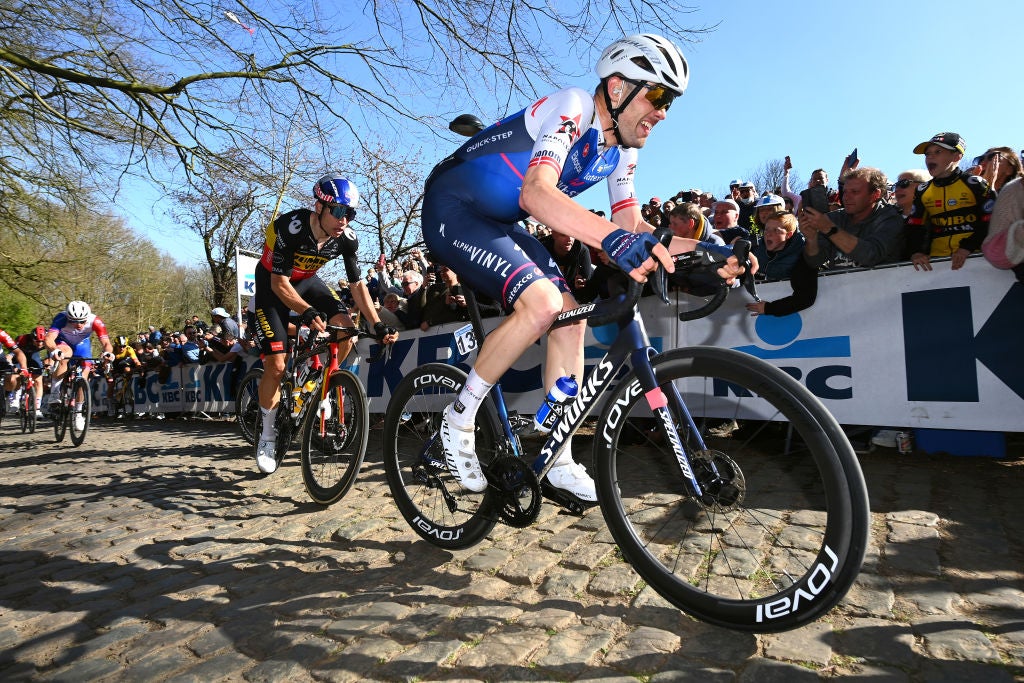 Kasper Asgreen, shown here at Gent-Wevelgem, is a marked man in 2022.